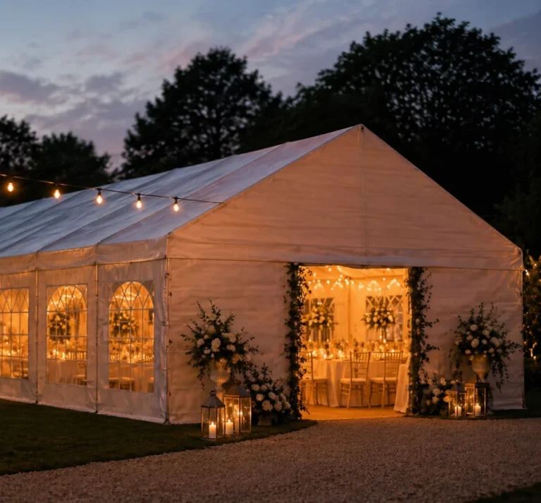 large white tent for events